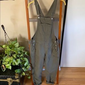 American Eagle Green Overalls